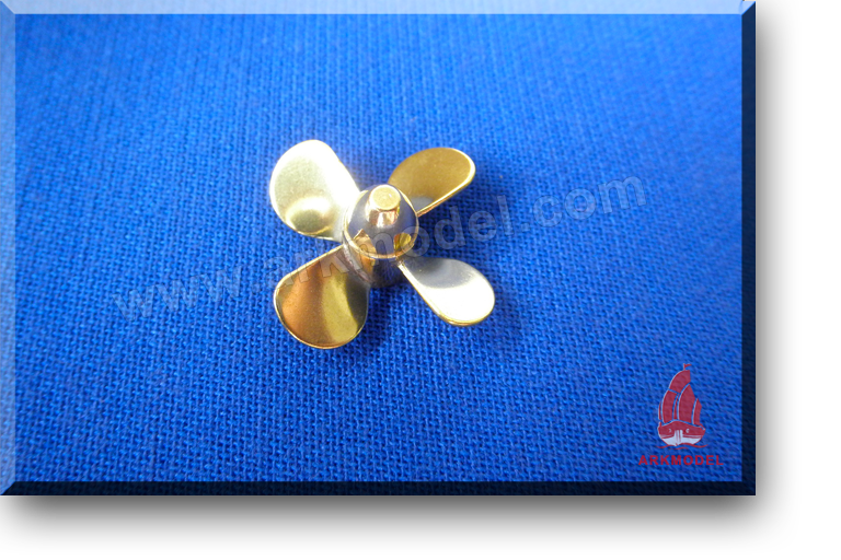 4blades M3 diameter25mm Brass Propeller(R) 147Series,this price is only for 1 pcs,pls remark left or right
