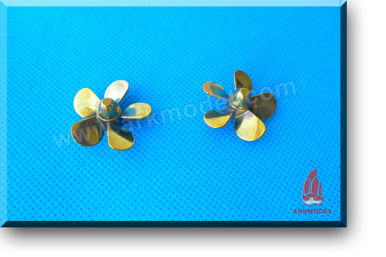 5blades M3 diameter25mm Brass Propeller(L/R) 148 Series,this price is only for 1 pcs,pls remark left or right