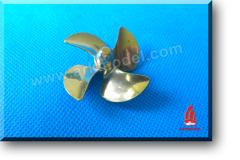4blades M4 diameter40mm Brass Propeller(L/R) 170 Series,this price is only for 1 pcs,pls remark left or right