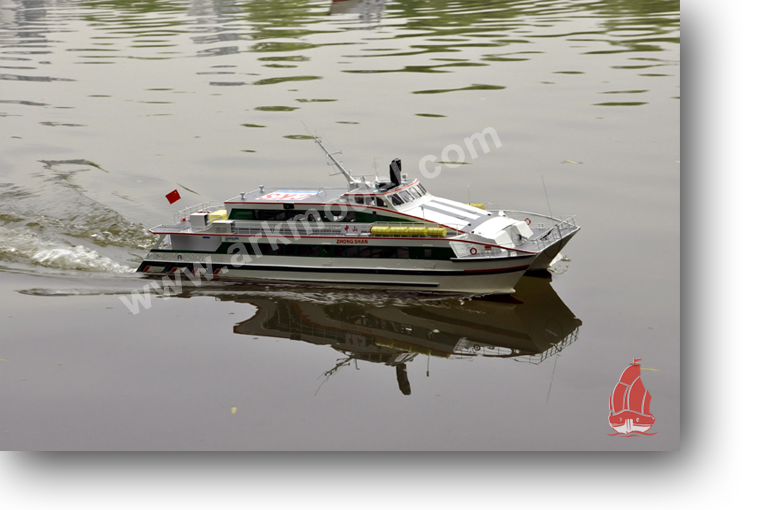 1/40  AUSTAL40香港中山号双体船（喷水推进器）